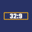 32:9 Aspect Ratio Calculator app icon