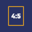 4:5 Aspect Ratio Calculator app icon